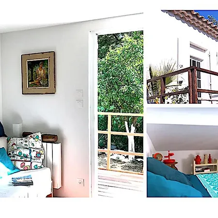 Duplex With Vintage Decor, Private Garden Terrace Йер